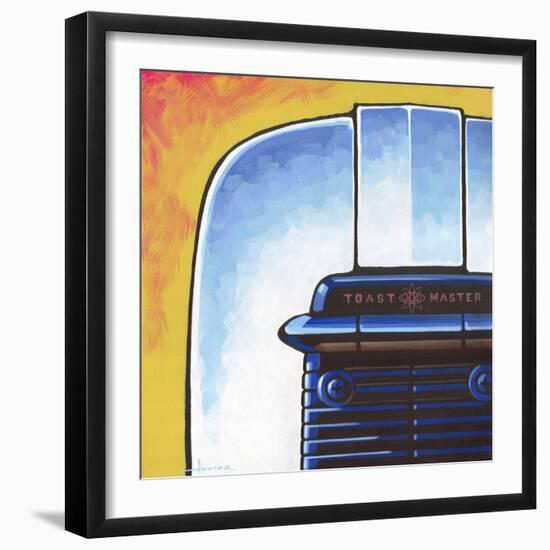 Galaxy Toaster - Yellow-Larry Hunter-Framed Giclee Print