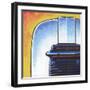 Galaxy Toaster - Yellow-Larry Hunter-Framed Giclee Print