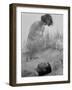 Gale Coffin with Her Finance Charles Gage Jr. on the Beach-Nina Leen-Framed Photographic Print