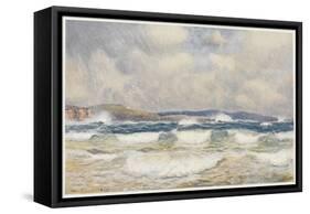 Gale on the Australian Coast-Percy F.s. Spence-Framed Stretched Canvas