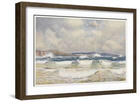 Gale on the Australian Coast-Percy F.s. Spence-Framed Art Print