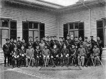 King Edward VII, Prince Fushimi and Staff, Aldershot Command, 1908-1909-Gale & Polder-Stretched Canvas