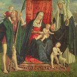 Madonna and Child with Saints-Galeazzo Campi-Framed Giclee Print