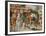 Galeazzo Maria Sforza, Duke of Milan, Extreme Left, on a Brown Horse-Benozzo di Lese di Sandro Gozzoli-Framed Giclee Print