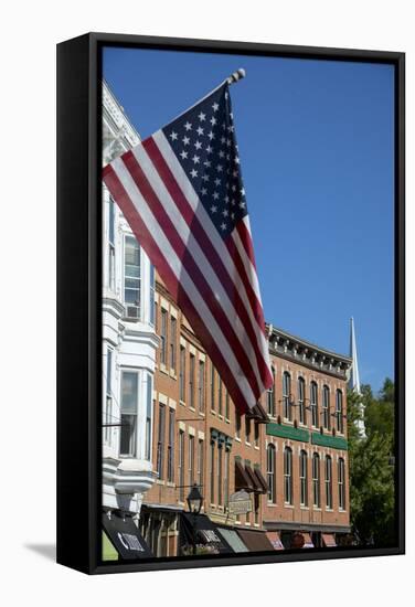 Galena, Historic Mining Town in Nw Illinois, 19th Century Buildings, Popular Travel Destination-Alan Klehr-Framed Stretched Canvas