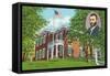 Galena, Illinois - Exterior View of the General Ulysses S. Grant's Home, c.1955-Lantern Press-Framed Stretched Canvas