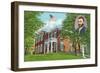 Galena, Illinois - Exterior View of the General Ulysses S. Grant's Home, c.1955-Lantern Press-Framed Art Print