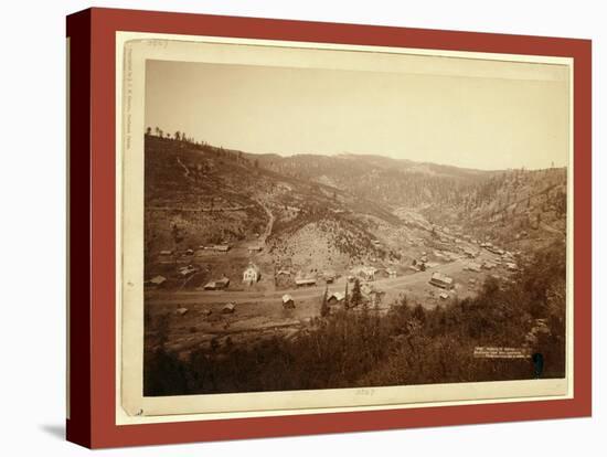 Galena, S, Dakota, Bird's-Eye View from Southwest-John C. H. Grabill-Stretched Canvas