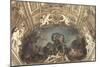 Galerie d'Apollon : Le Triomphe des eaux ou Neptune et Amphitrite-Charles Le Brun-Mounted Giclee Print