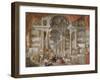 Galerie de vues de la Rome Moderne-Giovanni Paolo Pannini-Framed Giclee Print