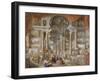 Galerie de vues de la Rome Moderne-Giovanni Paolo Pannini-Framed Giclee Print