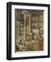 Galerie de vues de la Rome Moderne-Giovanni Paolo Pannini-Framed Giclee Print