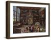 Galerie eines Sammlers. (Zusammen mit Cornelis de Baellieur)-Frans Francken II.-Framed Giclee Print