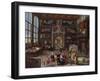 Galerie eines Sammlers. (Zusammen mit Cornelis de Baellieur)-Frans Francken II.-Framed Giclee Print