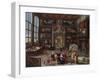 Galerie eines Sammlers. (Zusammen mit Cornelis de Baellieur)-Frans Francken II.-Framed Giclee Print