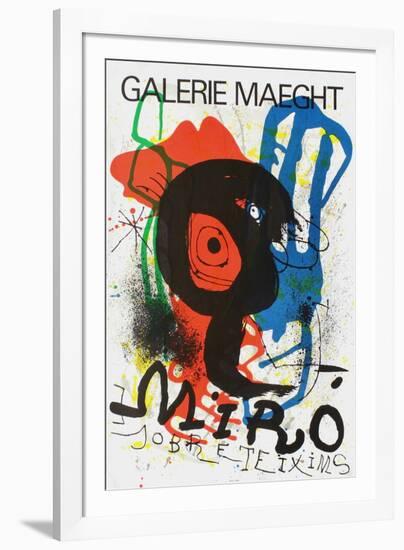 Galerie Maeght-Joan Miro-Framed Premium Edition