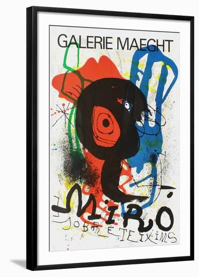 Galerie Maeght-Joan Miro-Framed Premium Edition