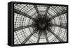 Galeries Lafayette III BW-Erin Berzel-Framed Stretched Canvas