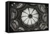 Galeries Lafayette IV BW-Erin Berzel-Framed Stretched Canvas