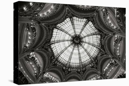 Galeries Lafayette IV BW-Erin Berzel-Stretched Canvas