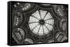 Galeries Lafayette IV BW-Erin Berzel-Framed Stretched Canvas