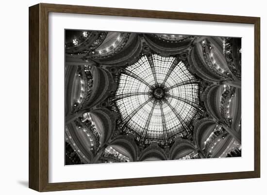 Galeries Lafayette IV BW-Erin Berzel-Framed Photographic Print