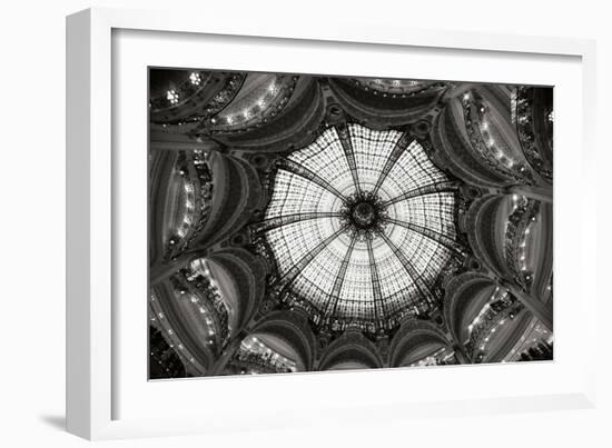 Galeries Lafayette IV BW-Erin Berzel-Framed Photographic Print