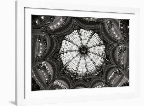 Galeries Lafayette IV BW-Erin Berzel-Framed Photographic Print