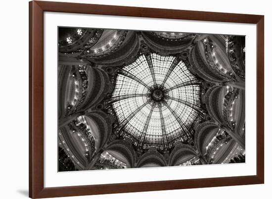 Galeries Lafayette IV BW-Erin Berzel-Framed Photographic Print