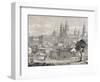 Galicia. Santiago De Compostela. Province of a Coruna. Partial View of the City with the…-null-Framed Giclee Print