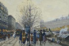 The Lion of Belfort-Galien-Laloue Eugene-Stretched Canvas