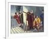 Galileo and Milton in Obseratory-null-Framed Giclee Print