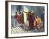 Galileo and Milton in Obseratory-null-Framed Giclee Print