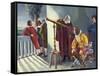 Galileo and Milton in Obseratory-null-Framed Stretched Canvas