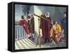 Galileo and Milton in Obseratory-null-Framed Stretched Canvas