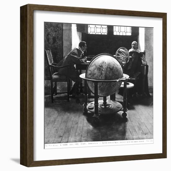 Galileo and Vivani-Tito Lessi-Framed Giclee Print