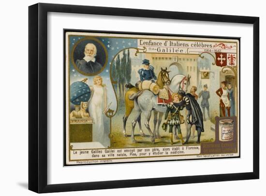 Galileo as a Youth-null-Framed Art Print