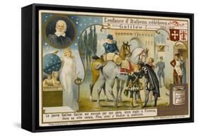 Galileo as a Youth-null-Framed Stretched Canvas