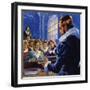 Galileo Became a Professor of Mathematics at Padua-null-Framed Giclee Print