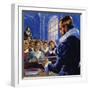 Galileo Became a Professor of Mathematics at Padua-null-Framed Giclee Print