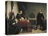 Galileo before the Roman Inquisition, 1857-Cristiano Banti-Stretched Canvas