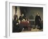 Galileo before the Roman Inquisition, 1857-Cristiano Banti-Framed Giclee Print