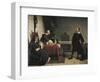 Galileo before the Roman Inquisition, 1857-Cristiano Banti-Framed Giclee Print