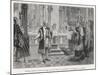 Galileo Denies the Movement of the Earth to the Judges of the Holy Office-Louis Figuier-Mounted Art Print