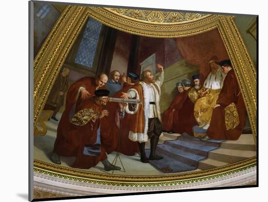 Galileo Galilei, 1564-1642, Italian Astronomer and Mathematician-null-Mounted Giclee Print