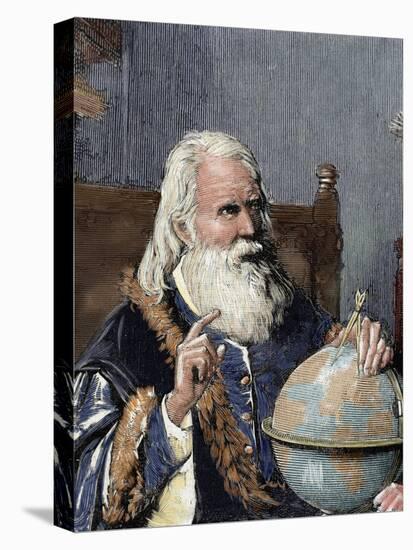 Galileo Galilei (1564-1642). Physicist, Italian Mathematician and Astronomer-Prisma Archivo-Stretched Canvas