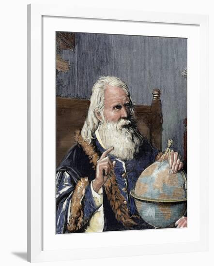 Galileo Galilei (1564-1642). Physicist, Italian Mathematician and Astronomer-Prisma Archivo-Framed Photographic Print