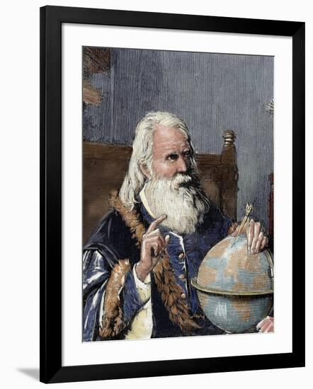 Galileo Galilei (1564-1642). Physicist, Italian Mathematician and Astronomer-Prisma Archivo-Framed Photographic Print