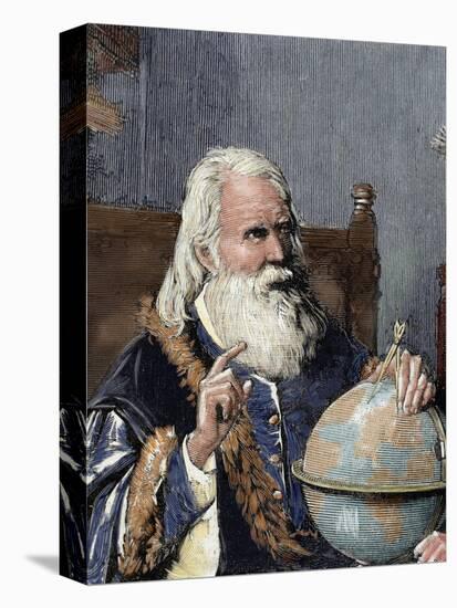 Galileo Galilei (1564-1642). Physicist, Italian Mathematician and Astronomer-Prisma Archivo-Stretched Canvas