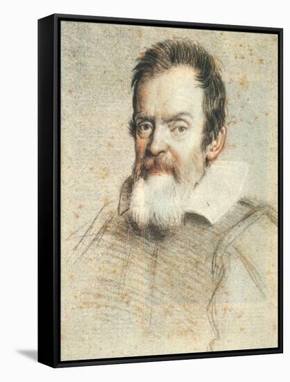 Galileo Galilei (1564-1642)-Ottavio Leoni-Framed Stretched Canvas